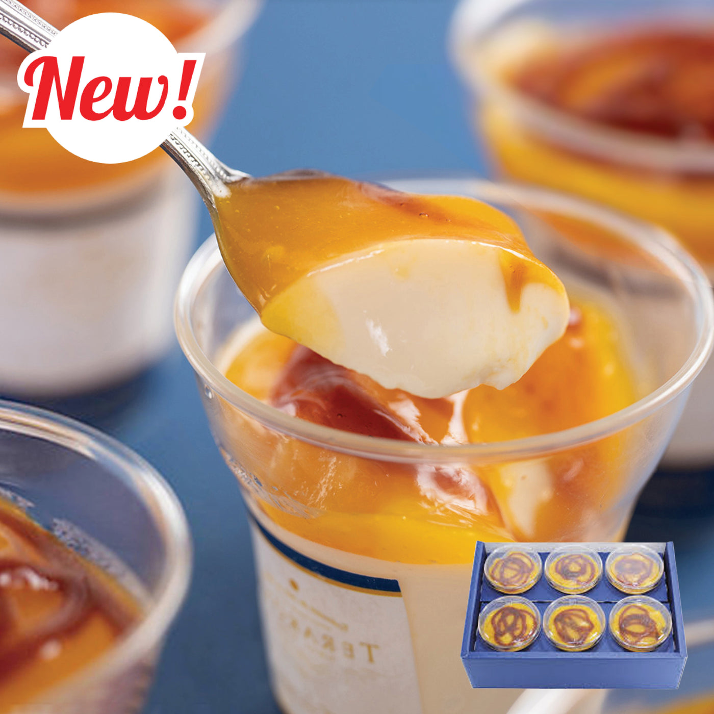 Rich Mango Pudding Made with Premium Hokkaido Milk