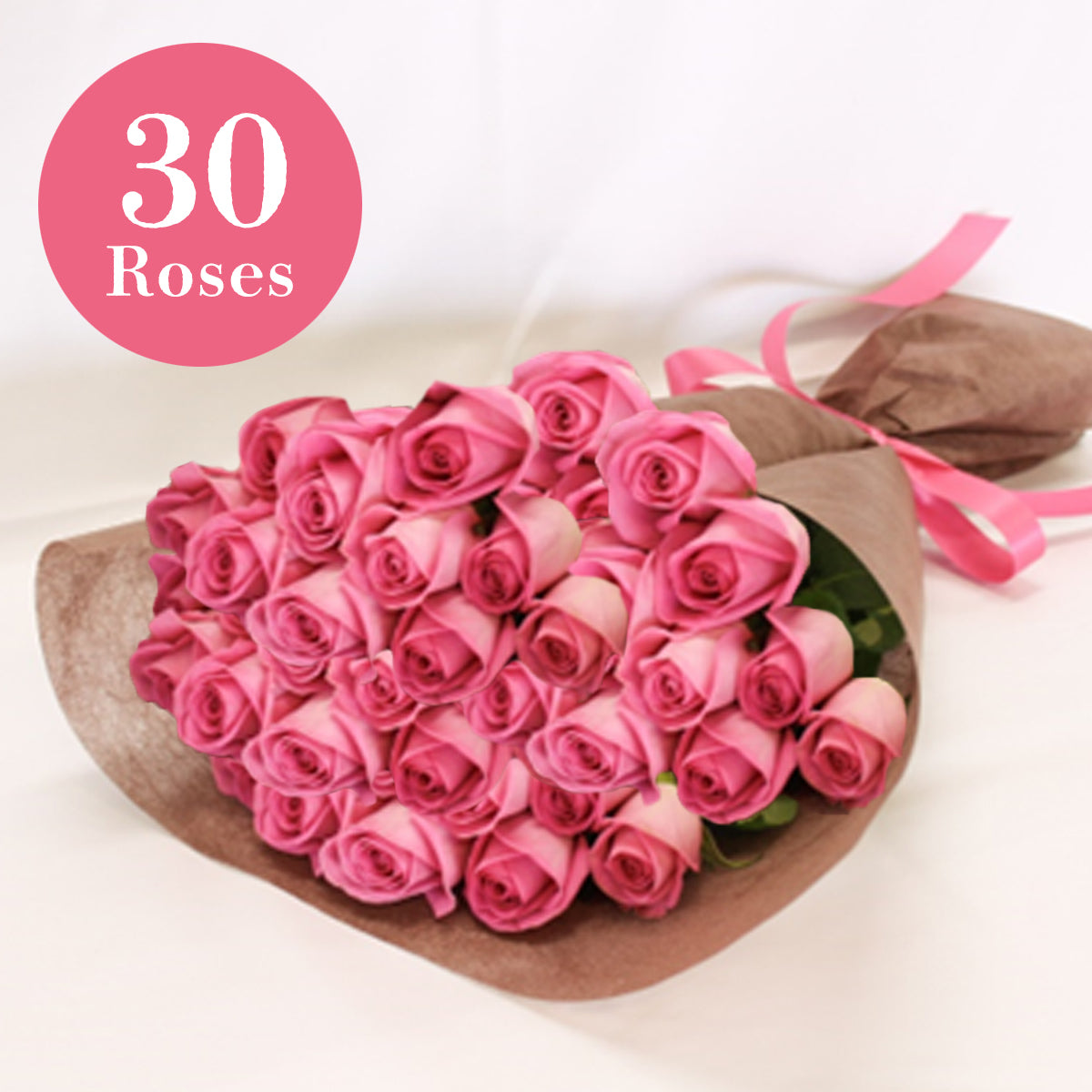 Pink Rose Bouquet (30 Roses)